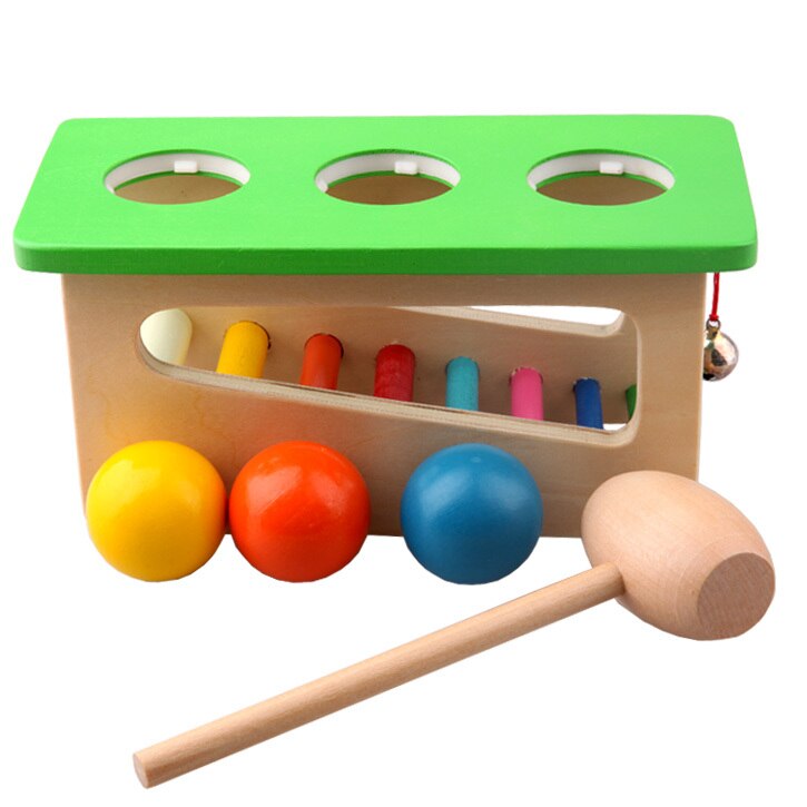 ̵   ũ  ŸǱ ġ   νƮƮ ġ ε帲  ġ, 2,3,4 /Children Baby Wood Sound Knock Ball Percussion Punch and Drop Instruments Hammering an